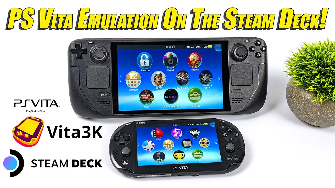 PS Vita Emulation On The Steam Deck! World&apos;s First PlayStation Vita Emulator