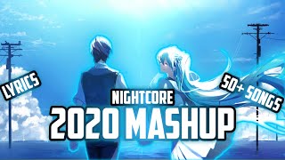 Nightcore - Pop Songs World 2020 (Lyrics)