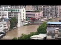 中国・福建省で市街地が冠水、台風20号から変わった熱帯低気圧で