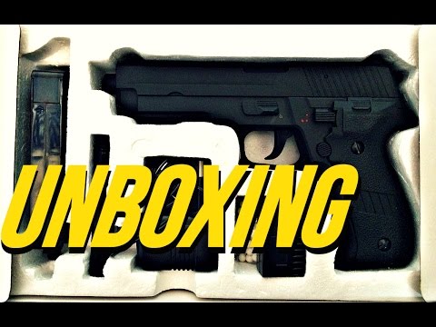 AIRSOFT UNBOXING | Electric Airsoft Pistol | 2016