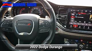 Certified 2022 Dodge Durango Orange Sport AWD, Easton, PA 7544P