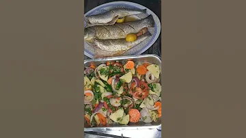 صينية سمك بالبطاطس والخضار تووووووحفة 