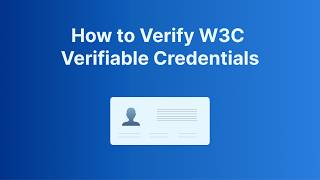 How to Verify W3C Verifiable Credentials via OID4VP V1 with walt.id