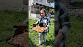 Taş fırında tavuk harika. #garden #köyhayatı