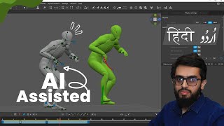 AI-assisted keyframe based Character Animation