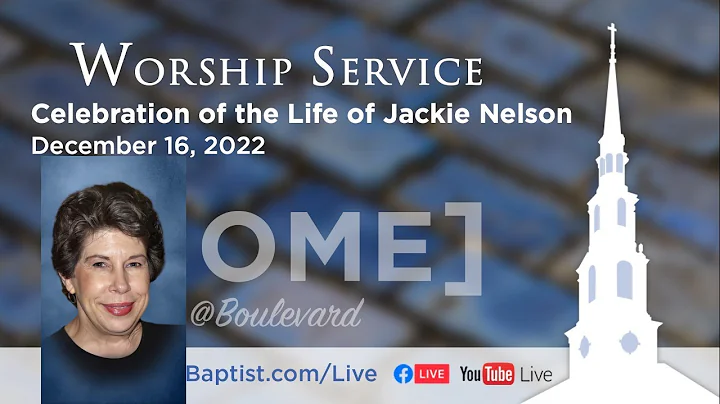 Celebration of the Life of Jackie Nelson