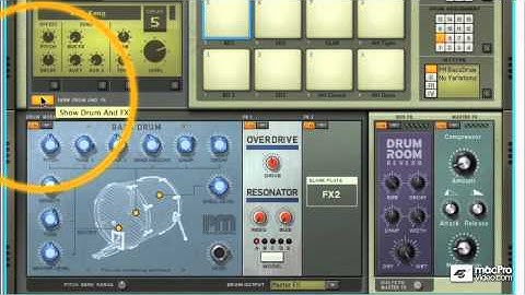 Reason 5 102: KONG: King of Drums - 04 An Overview of the Sound Generators