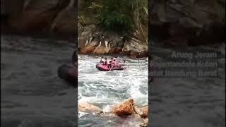 arung jeram desa rajamandala kulon cipatat bandung #shorts