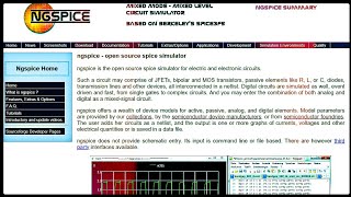 NGSPICE: Advanced Circuit Simulation Techniques