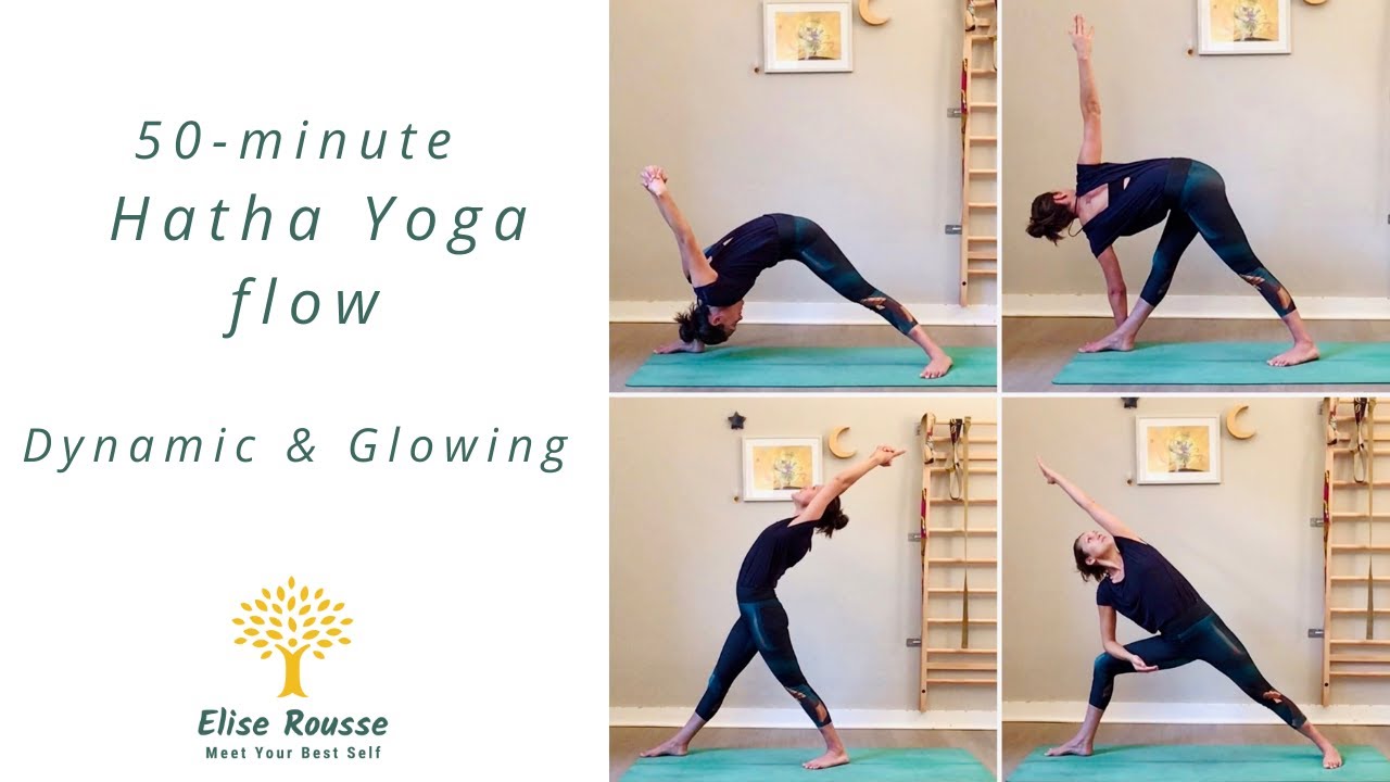 50-minute Hatha Yoga Flow I Dynamic &amp; Glowing I Full Body Flow - YouTube