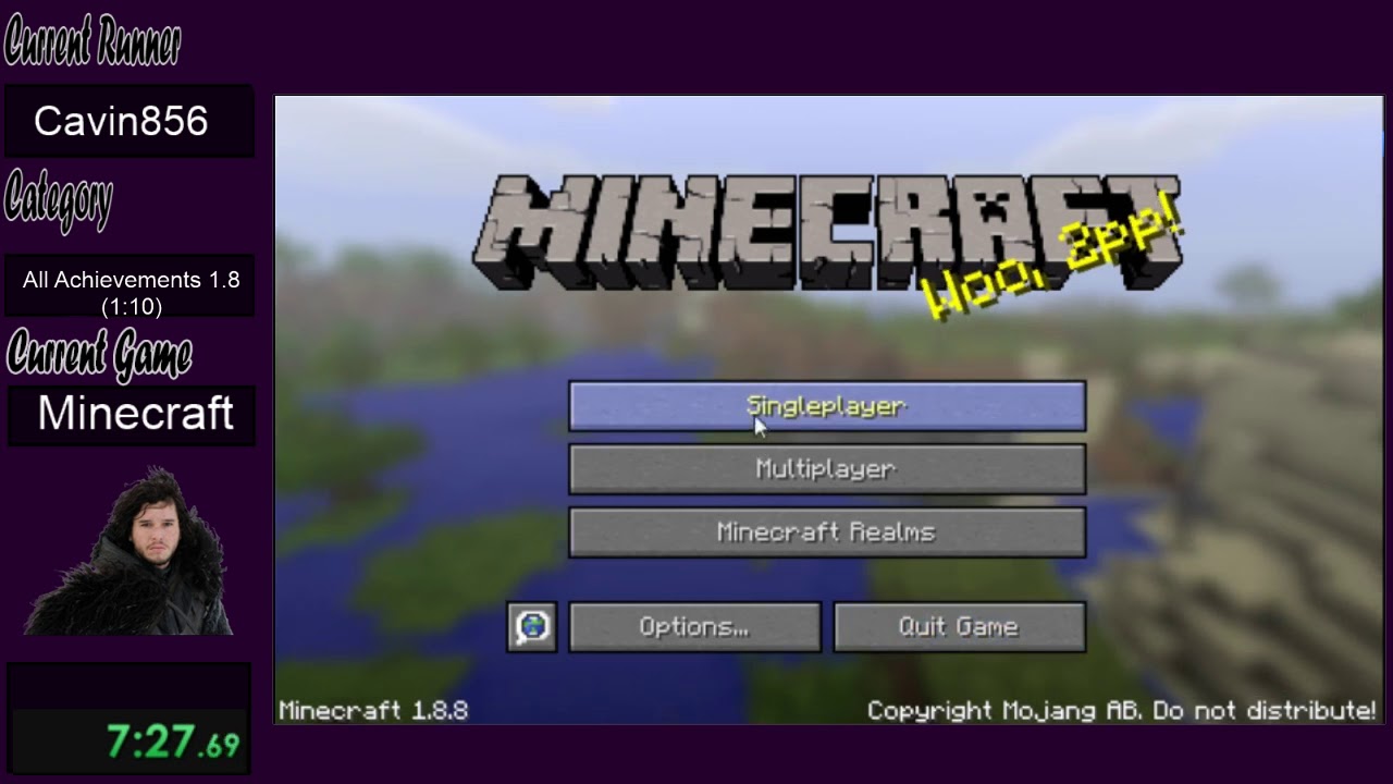 Jon Snow-a-thon - Minecraft - All Achievements 1.8 by Cavin856 in 