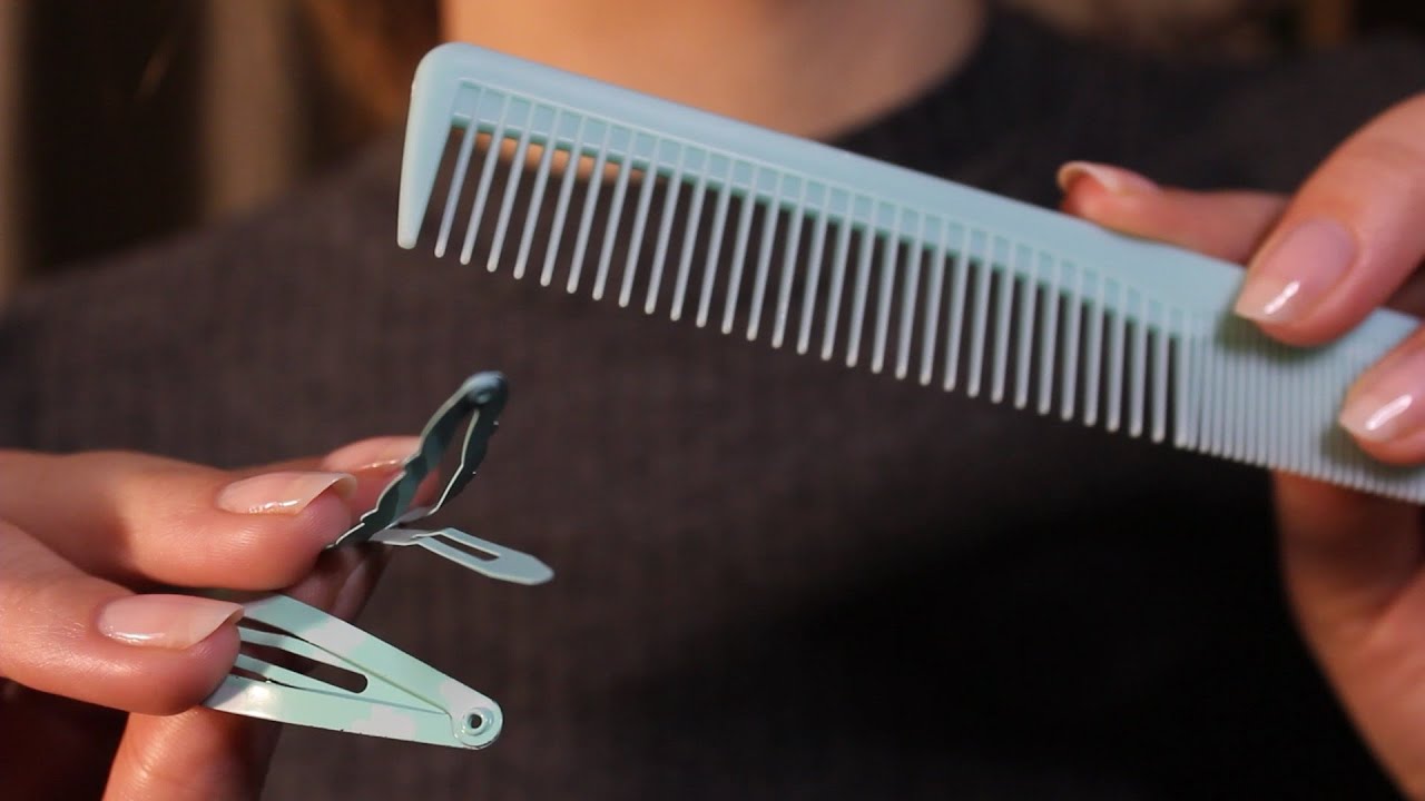 ASMR On The Back Of Your Head 💆‍♀️ Hair brushing, scalp massage, clips (no talking, layered sounds)