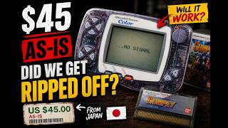 We Bought an “AS-IS” WonderSwan Color for $45... Did We Get Ripped Off?