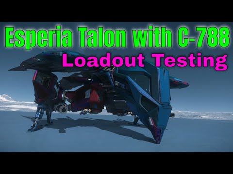 Can Talon With C-788 Be A Stealth Sniper Ship? | Star Citizen Ship Loadout Testing 4k