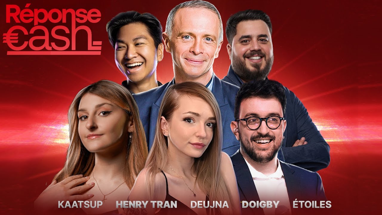 RÉPONSE CASH ! Grand quiz 100% cash avec Etoiles, Doigby, Kaatsup, Deujna et Henry Tran
