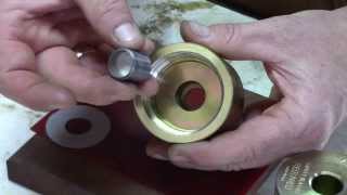 Coin Ring Making Pro Tip! #10 How to use 5/8" punch in the self centering coin punch