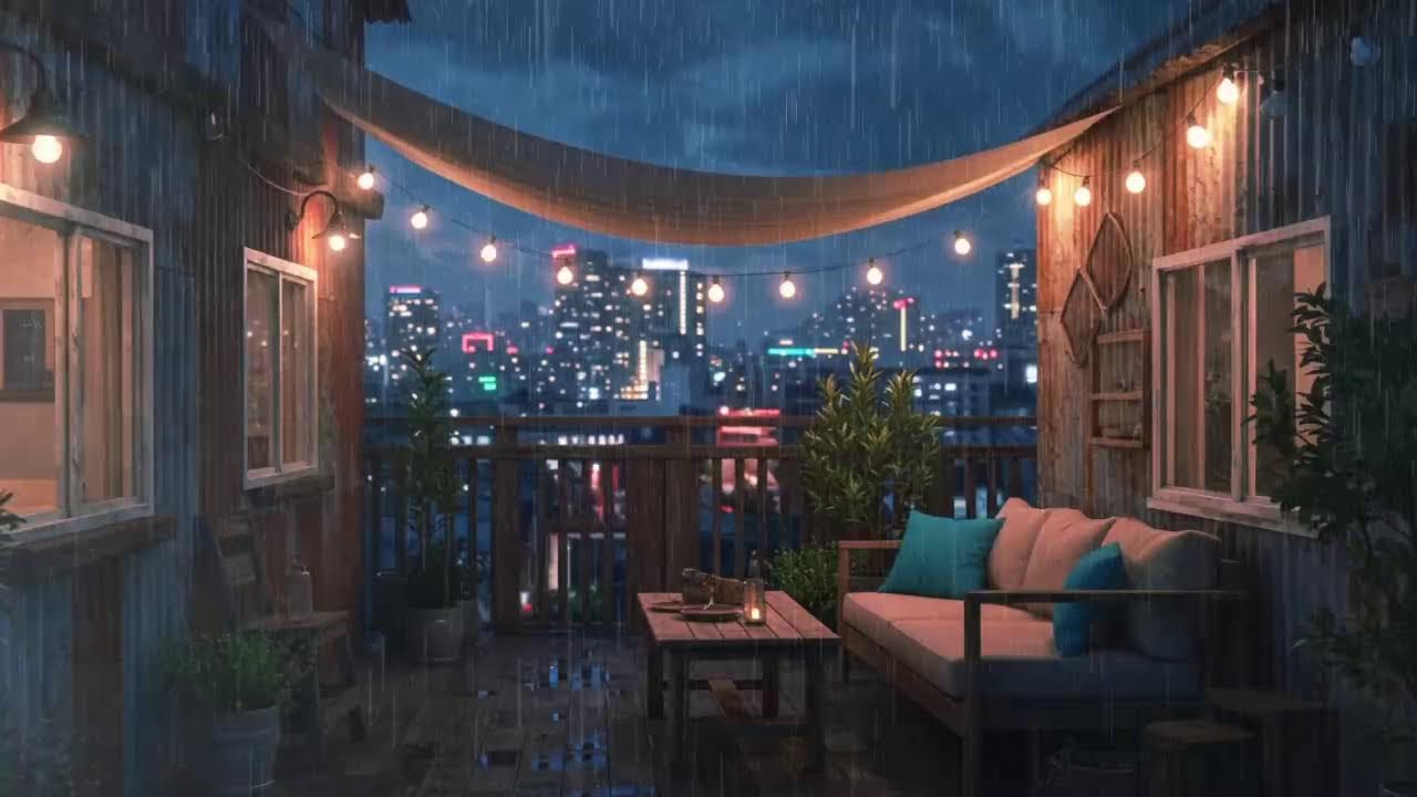 🌙 Japanese Rain & 80s Vibes 🎧 | Chill Music to Sleep & Relax ☕