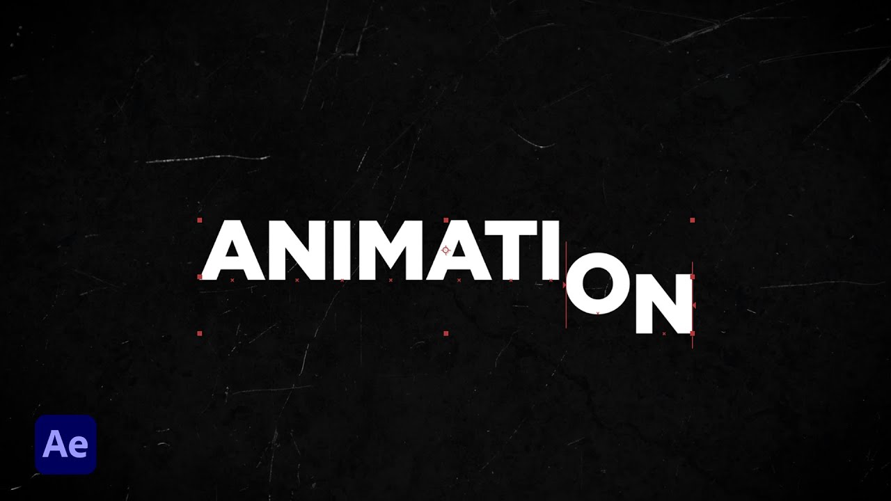 How To Create a Simple Text Animation In After Effects - YouTube