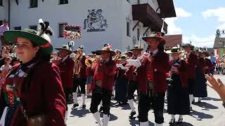 Bezirksmusikfest 2023 Mieders am 9.7.2023 Musikkapelle Gschnitz