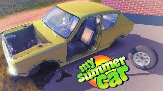 Забыл сохранить и собираю все заново!Передняя подвеска готова!My Summer Car-2 серия