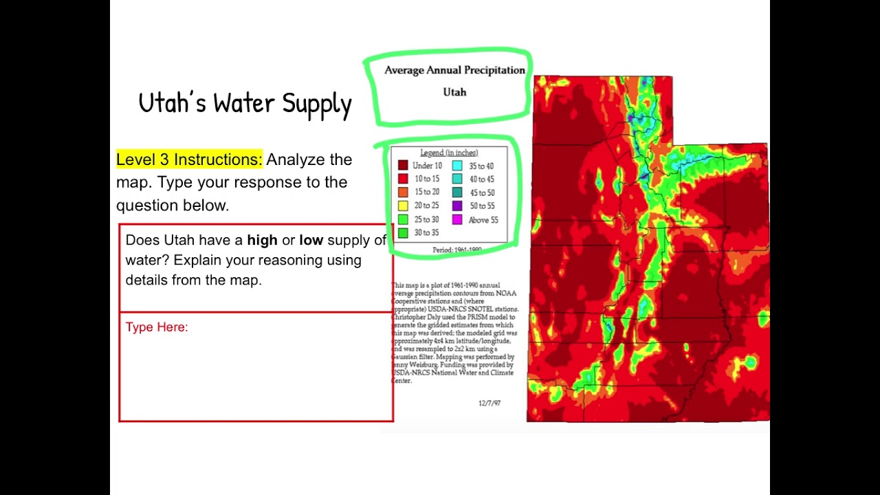 Social studies Utah’s water supply