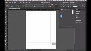 Indesign file setup