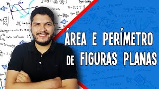 ÁREA E PERÍMETRO DE FIGURAS PLANAS - QUADRADO RETÂNGULO TRIÂNGULO | Matemática Aula 15