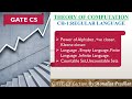 Power of Alphabet & Language Types π