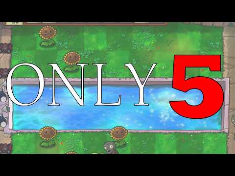 How Many Plants Does It Take To Beat Plants Vs Zombies