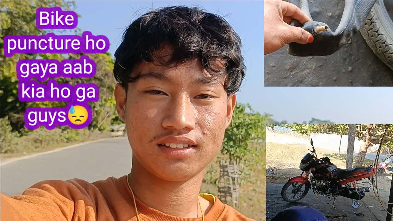 Bike puncture ho gaya aab kia ho ga guya 😓/Pema vlog.1/ Vlog video/ 