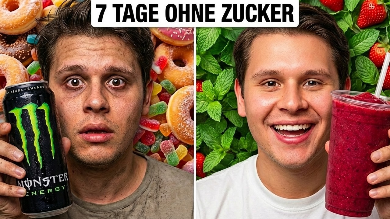 Ich bin ZUCKERSÜCHTIG – 7 Tage ohne Zucker🍫 (harte Wahrheit)