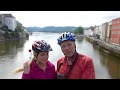 Cycling along the Danube River, Austria