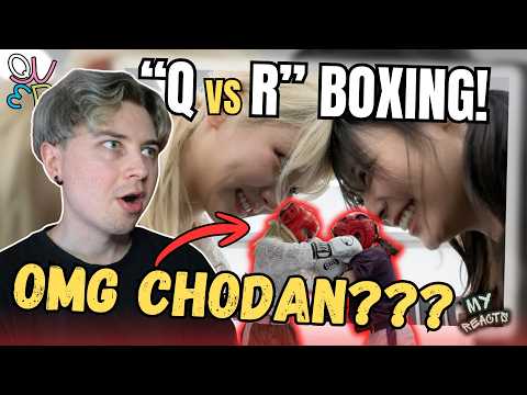 WE NEED A NEW R ๐ญ New BAWIGE Reacts to "CHODAN vs SIYEON ๐ฅBoxing Sparring๐ฅ!!!" | QWER Content