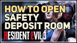 How to open Safety Deposit Room Police Station Resident Evil 3 Remake