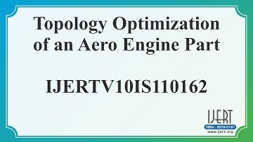 Topology Optimization of an Aero Engine Part