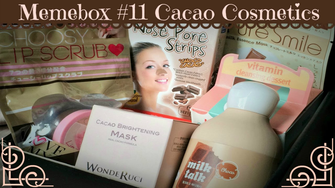 Memebox | #11 Cacao Cosmetics | Unboxing + Review