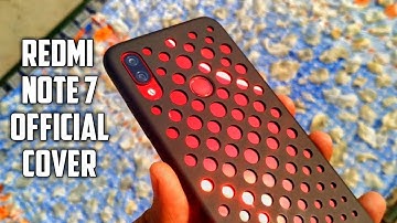 Redmi Note 7 | Original Back Cover | REDMI NOTE 7 OFFICIAL PERFORATED CASE | Mi India