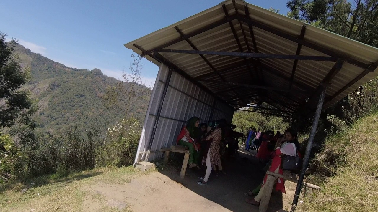 Индия. 2200 метров. Top Station. Смотровая площадка. Муннар. Керала. Тамил Наду. Чайная плантация