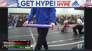 High School (11th - 12th Grade) 120 Noah Lippeatt Catalyst Wrestling Club Vs Jesus Sauceda Shelton Guide