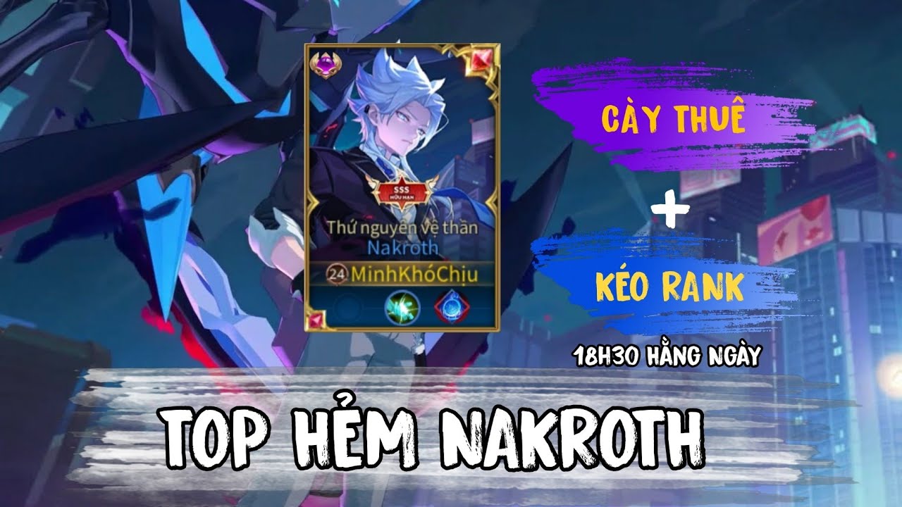 LiveStream Liên Quân Mobile - KÉO RANK TA CT MÙA 20