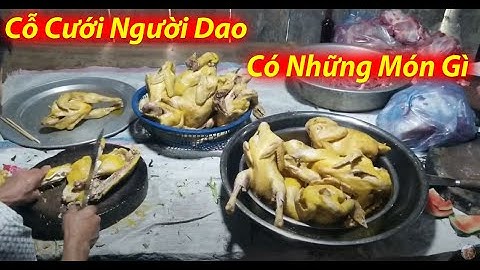 khám phá cỗ cưới người dao thái nguyên
