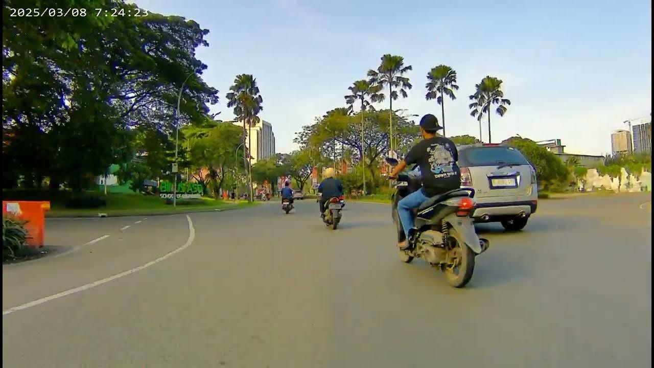 Seru puasa jalan yuk(10)8 Mar 25 BsdBintarosepedavlog automobile traveling motovlog