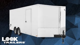 Look Trailers Feature Callout Element Se Sloped V-Nose Car Hauler