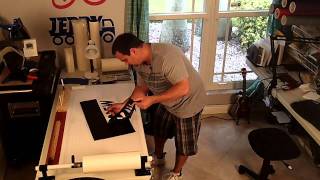 How to Make a Wall Decal - Step 3: Weed the Vinyl
