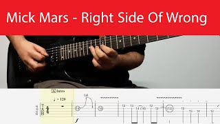 Mick Mars - Right Side Of Wrong Guitar Solo Lesson With Tabs