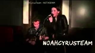 Noah Cyrus singing Riptide