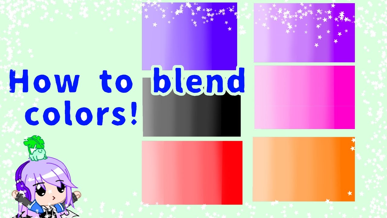 How to blend colour 😃 Ibis paint x (tutorial) easy! - YouTube