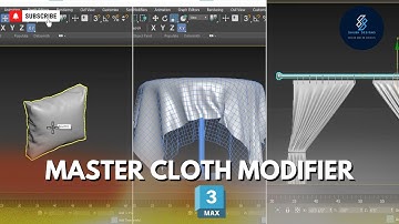 Creating Stunning Fabric Effects in 3DS Max with Cloth Modifier: Follow Along Tutorial |Hindi #3d
