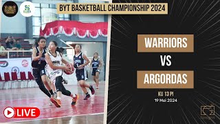 [BYT BASKETBALL CHAMPIONSHIP 2024] WARRIORS TGR VS ARGORDAS - KU 13 PI