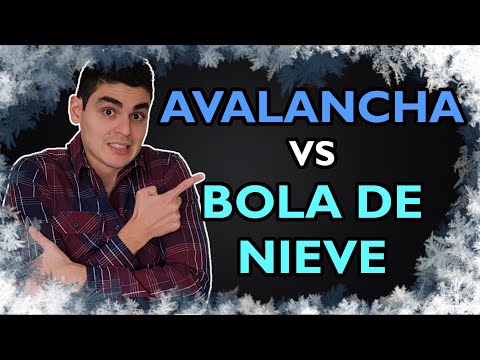Métodos Avalancha vs Bola de Nieve - Las 2 ESTRATEGIAS para pagar tus DEUDAS